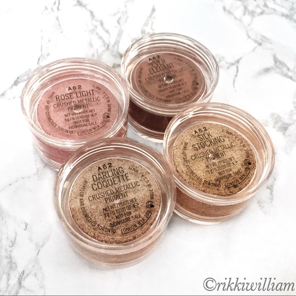 MAC Tenderly Warm Crushed Metallic Pigments Set - Picture 2 of 6